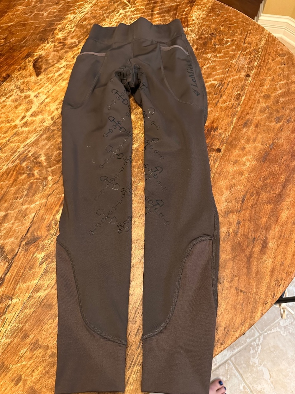 Le Mieux Equestrian Riding Breeches -Gray-Size -US 22/UK 6/EU 34
